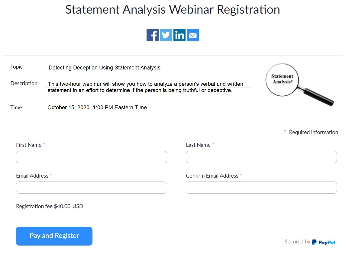Create An Account
